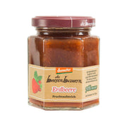 BEERENBAUERN organic strawberry jam jar, 70% fruit, 200 g, front label view