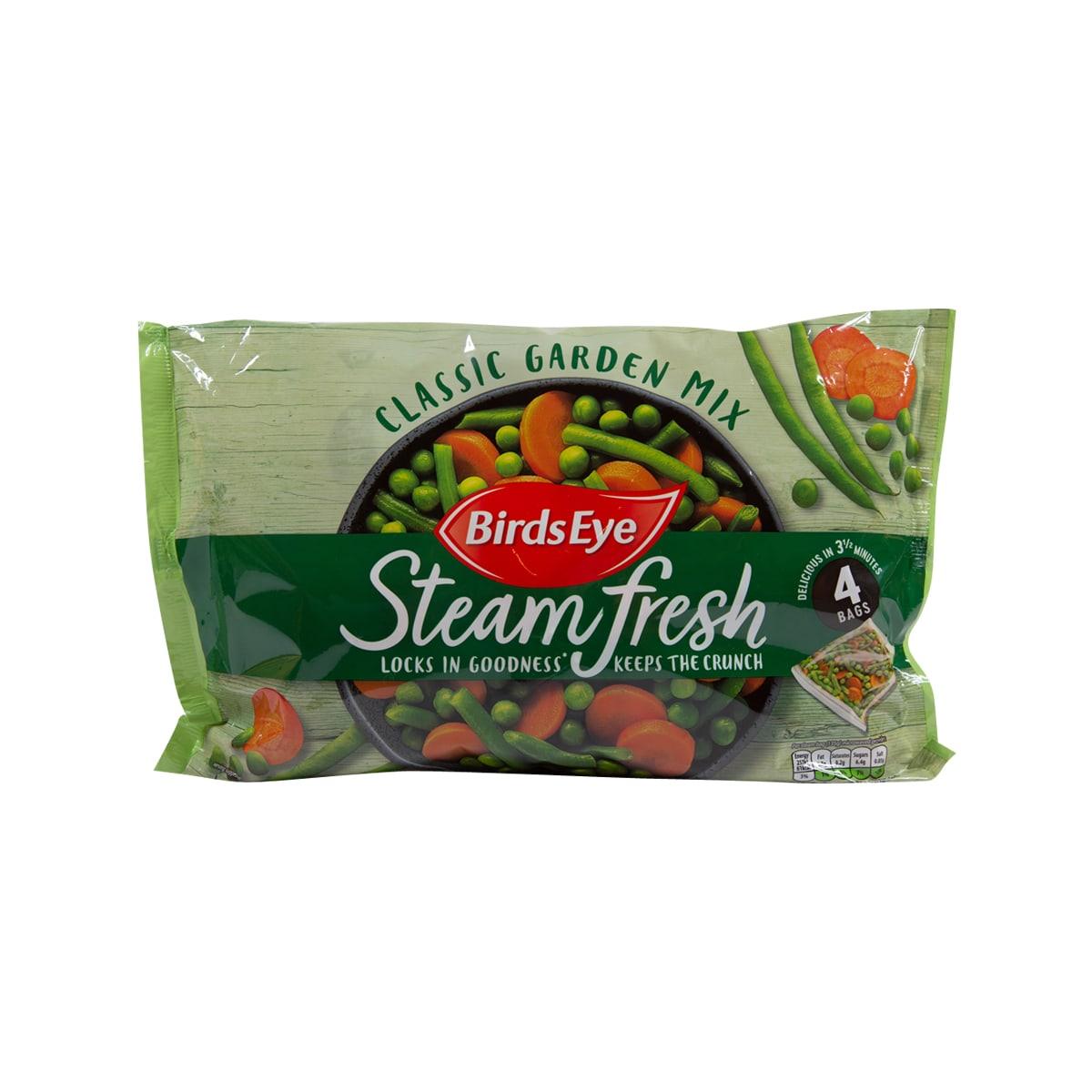 Birds Eye Steamfresh classic garden mix frozen veg bag, 4 servings