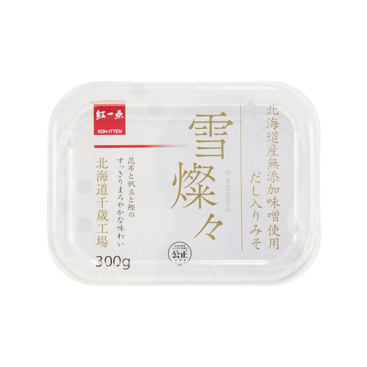 KOHITTEN 300g white miso in clear plastic tub with front label