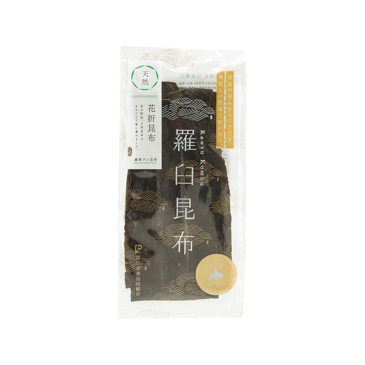 Dried kelp pouch, 150 g, with front label and seaweed pieces visible