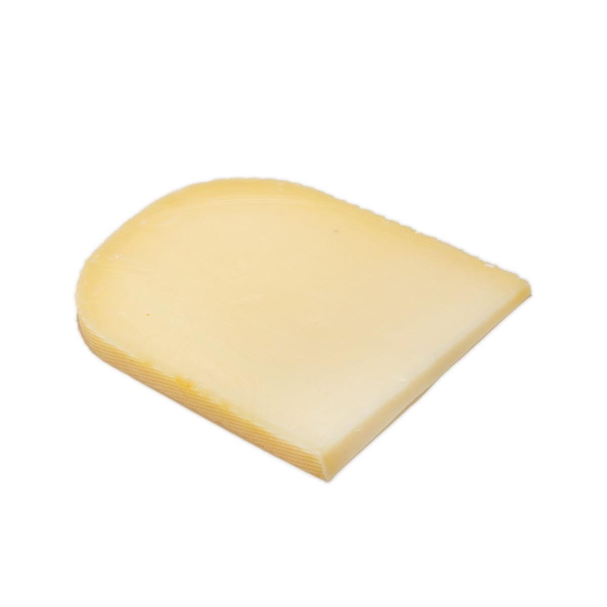 LANDANA organic mild Dutch cheese wedge, pale yellow block
