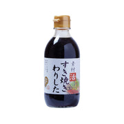 KOKONOEMIRIN warishita soup base bottle with amber cap and dark sauce, front label