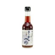 MORITA SYOUYU flying fish & kelp stock, glass bottle with amber liquid, 250 mL