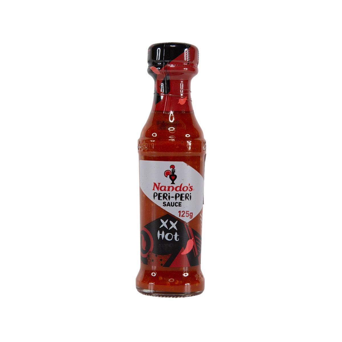 NANDO'S Extra Extra Hot Peri-Peri sauce bottle, red, 125g