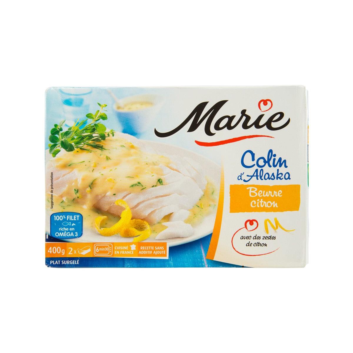 Marie Alaska pollock fillets with lemon butter, 400g vacuum-sealed package