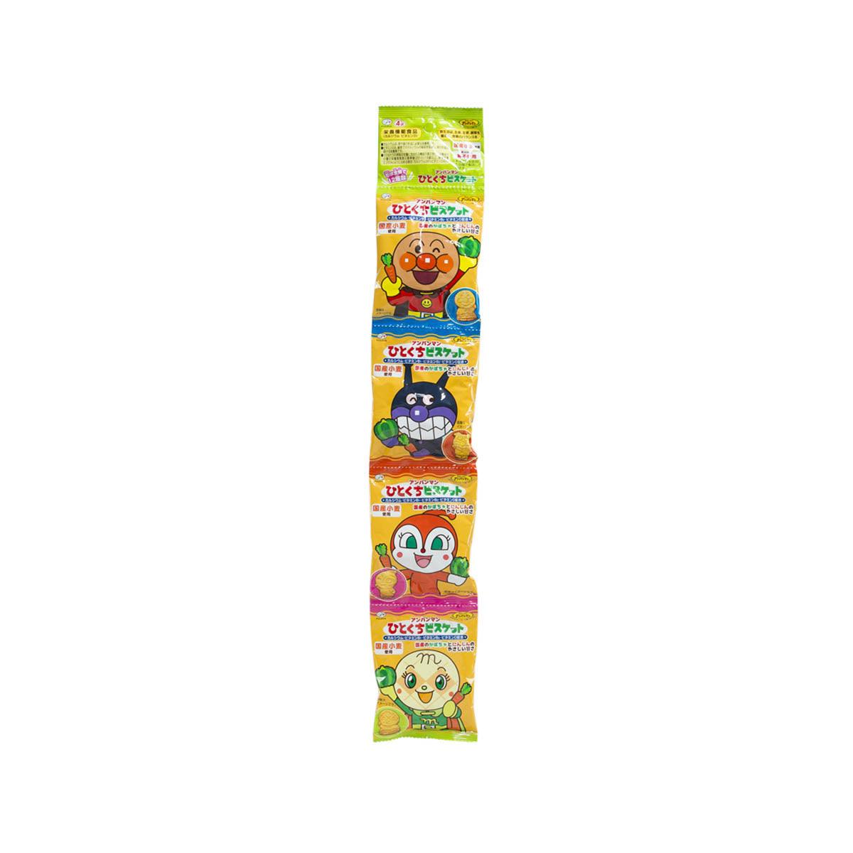 FUJIYA Anpanman mouthful biscuit pack with character graphics, 80g
