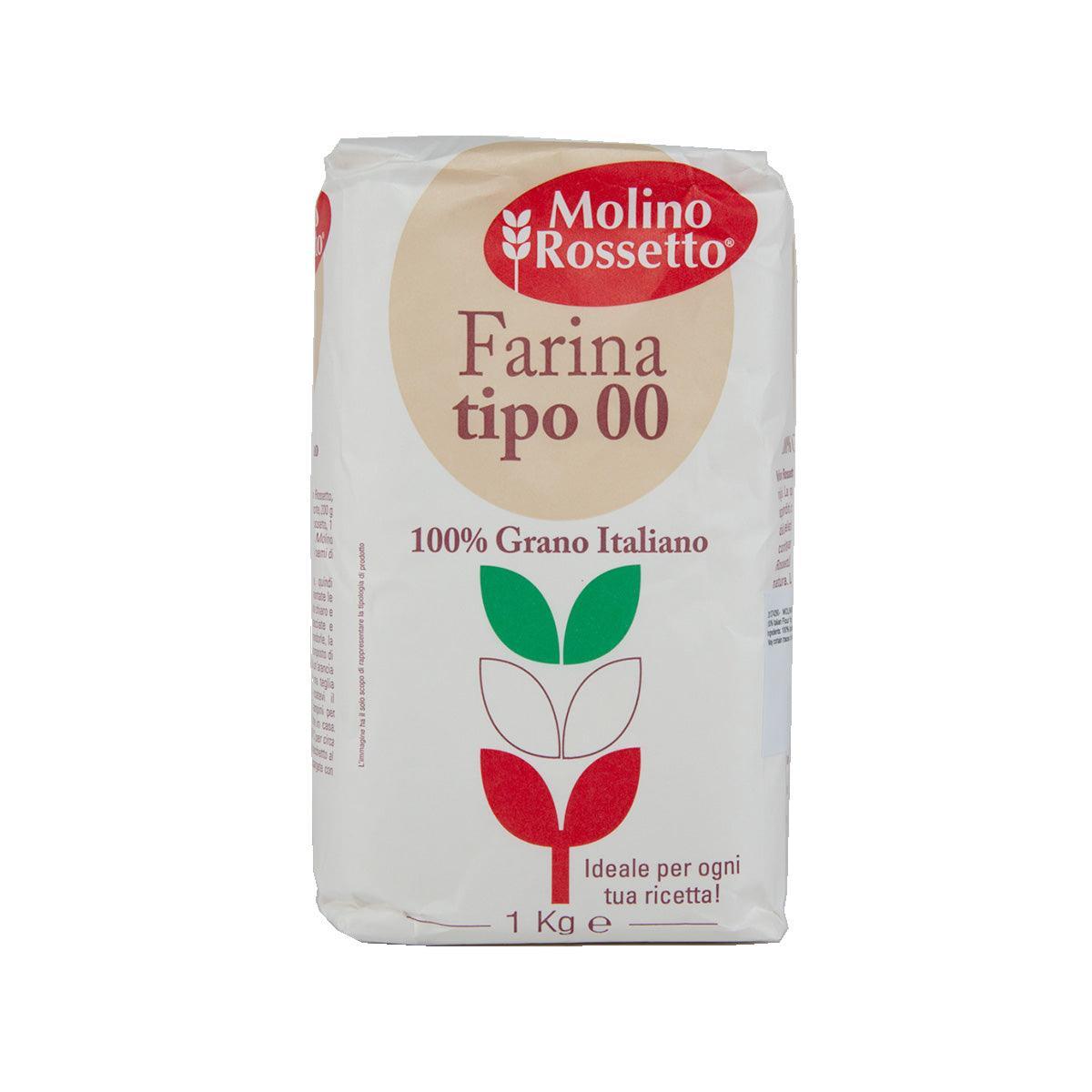Molinorossetto Farina tipo 00 1 kg Italian 100% flour bag