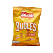 Walkers Bubbles cheese-flavour corn snack bag, 110g, with red-yellow branding