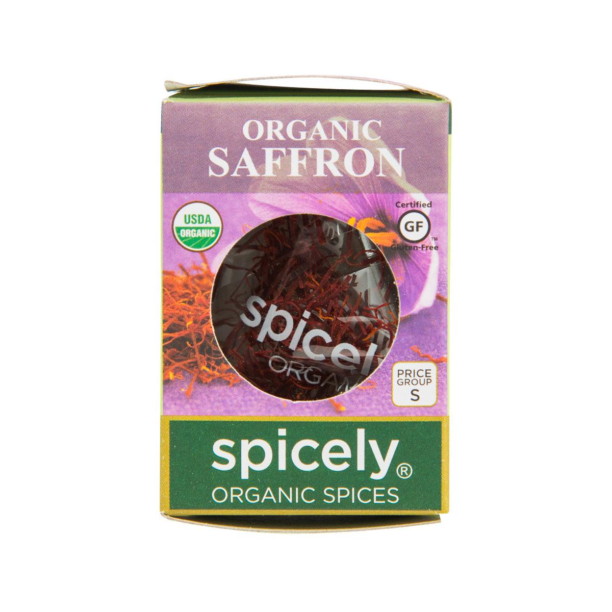 SPICELY organic saffron spice box, 0.2 g