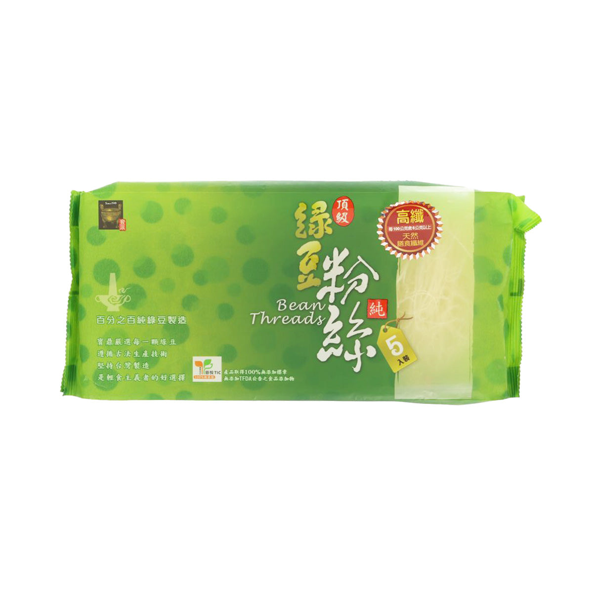 JUNGNUNG green Bean Threads 180g bag, front label with brand and product name