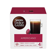 NESCAFE Dolce Gusto Americano coffee capsule box, 4 capsules