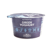 KOUKAKIS Greek yogurt cup in purple with Authentic Greek Yoghurt label