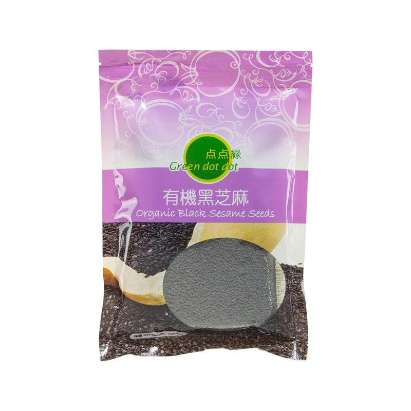 GREEN DOT DOT Organic Black Sesame Seeds  (250g)