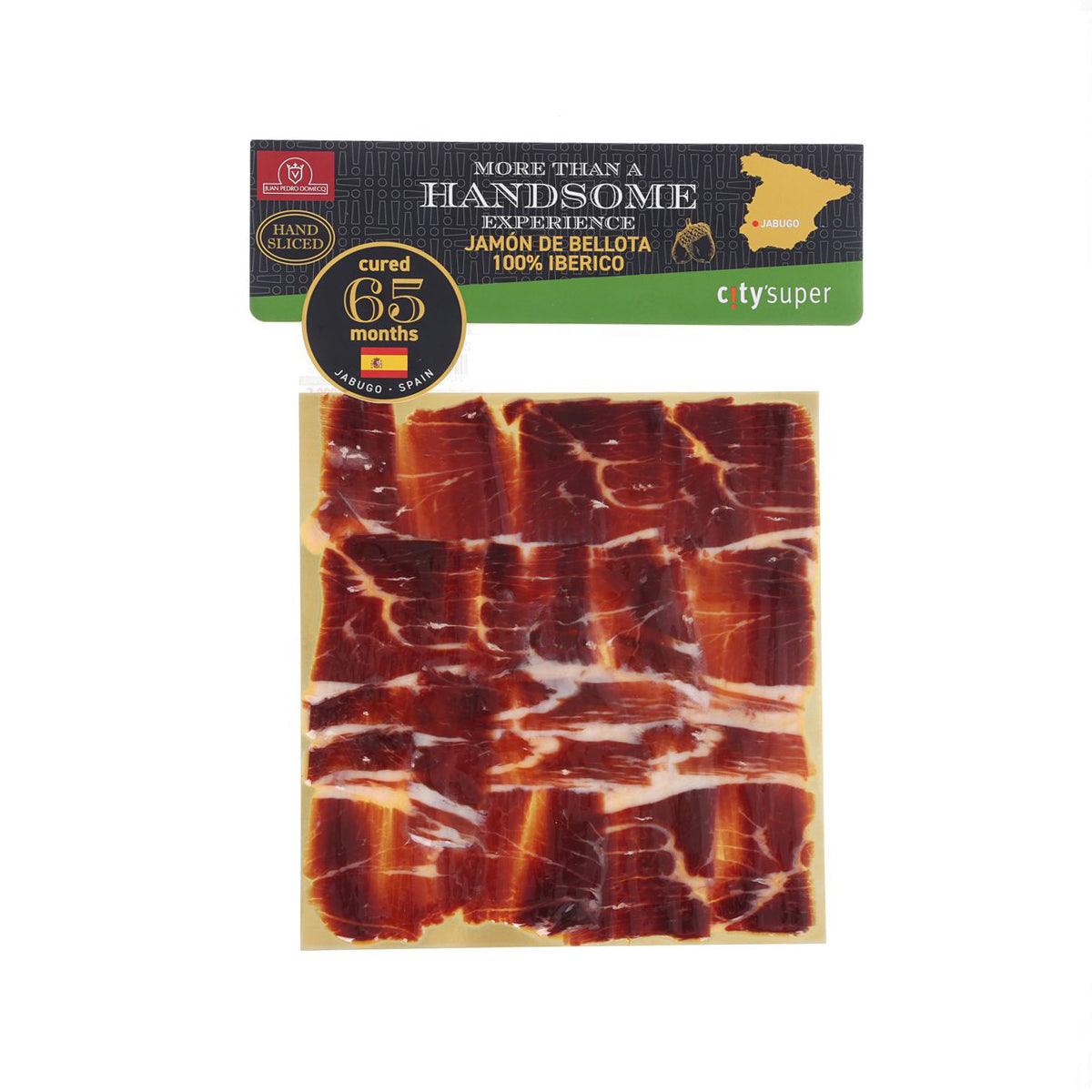 JUAN PEDRO DOMECQ Bellota Iberico ham pack with 65-month cured slices, 150g