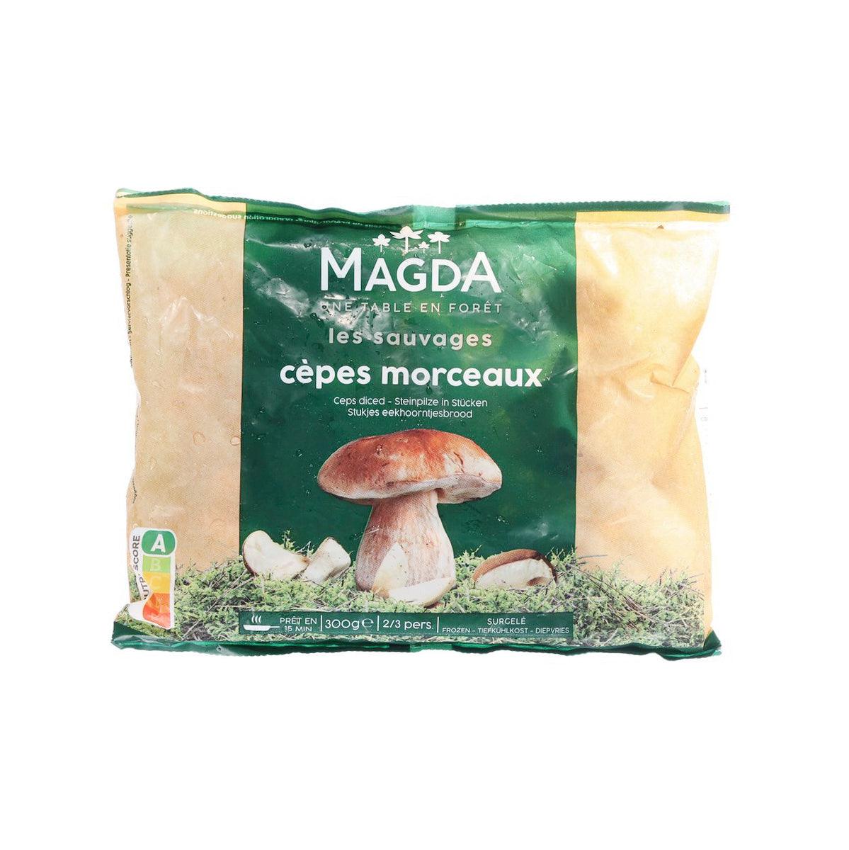 MAGDA diced porcini mushroom pieces in 300 g resealable bag