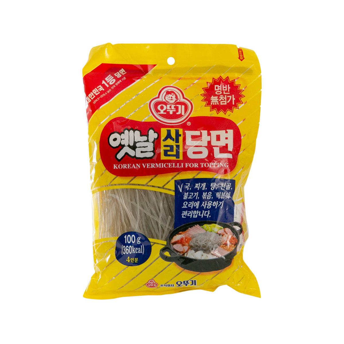 OTTOGI Korean vermicelli topping pack, yellow bag with red and white front label