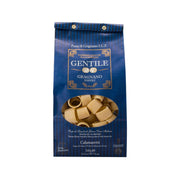 500g Gentile calamaretti pasta in blue bag with clear window