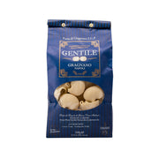 Blue Gentile lumaconi pasta bag with window showing shell-shaped pasta, 500 g