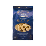 GENTILE penne rigate pasta bag with circular window, 500 g