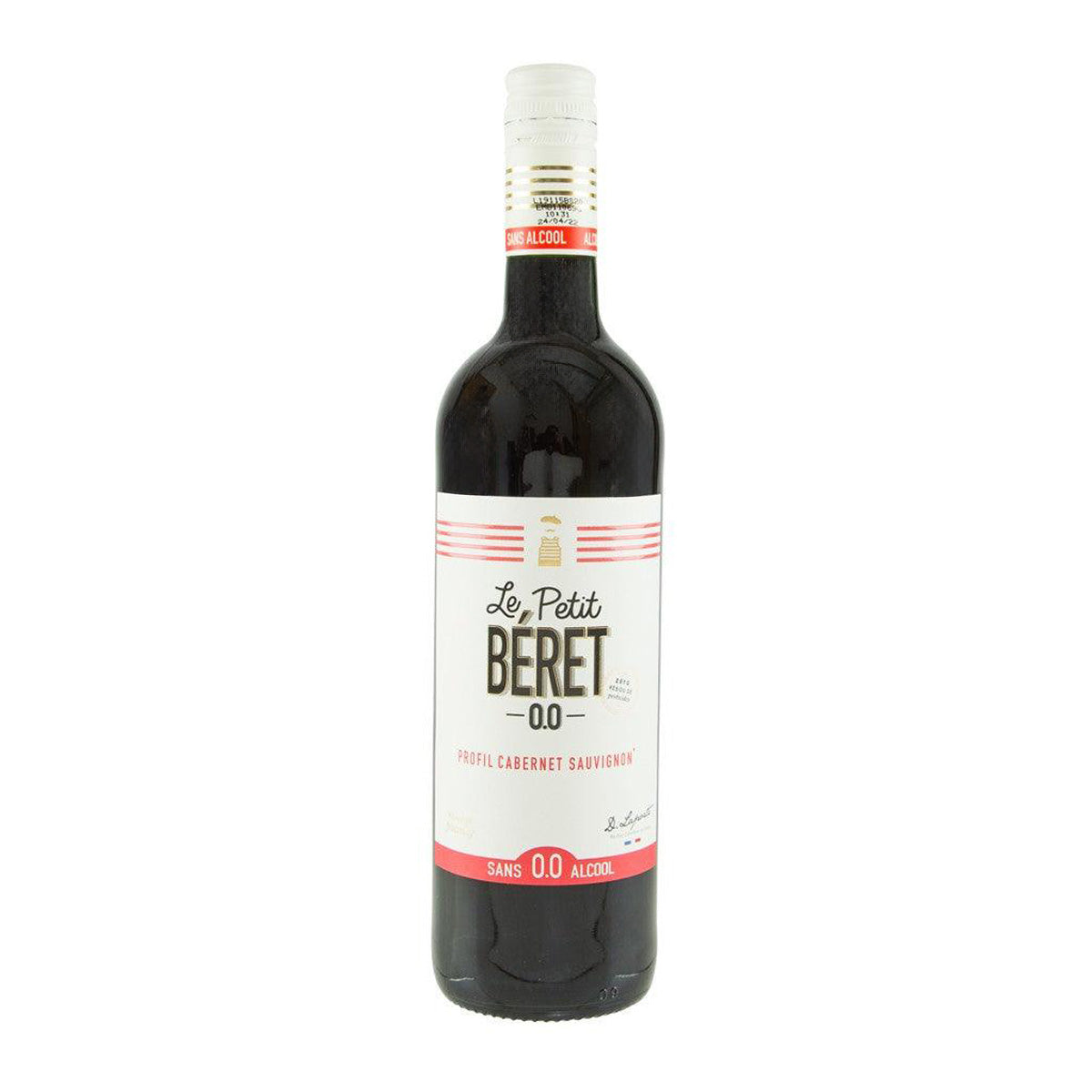 LE PETIT BERET non-alcoholic Cabernet Sauvignon drink bottle, 750 mL