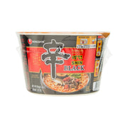 NONGSHIM Shin Black big bowl noodle cup (101g) with ramen artwork