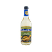 Holland House white cooking wine bottle, 473 mL glass bottle with blue cap