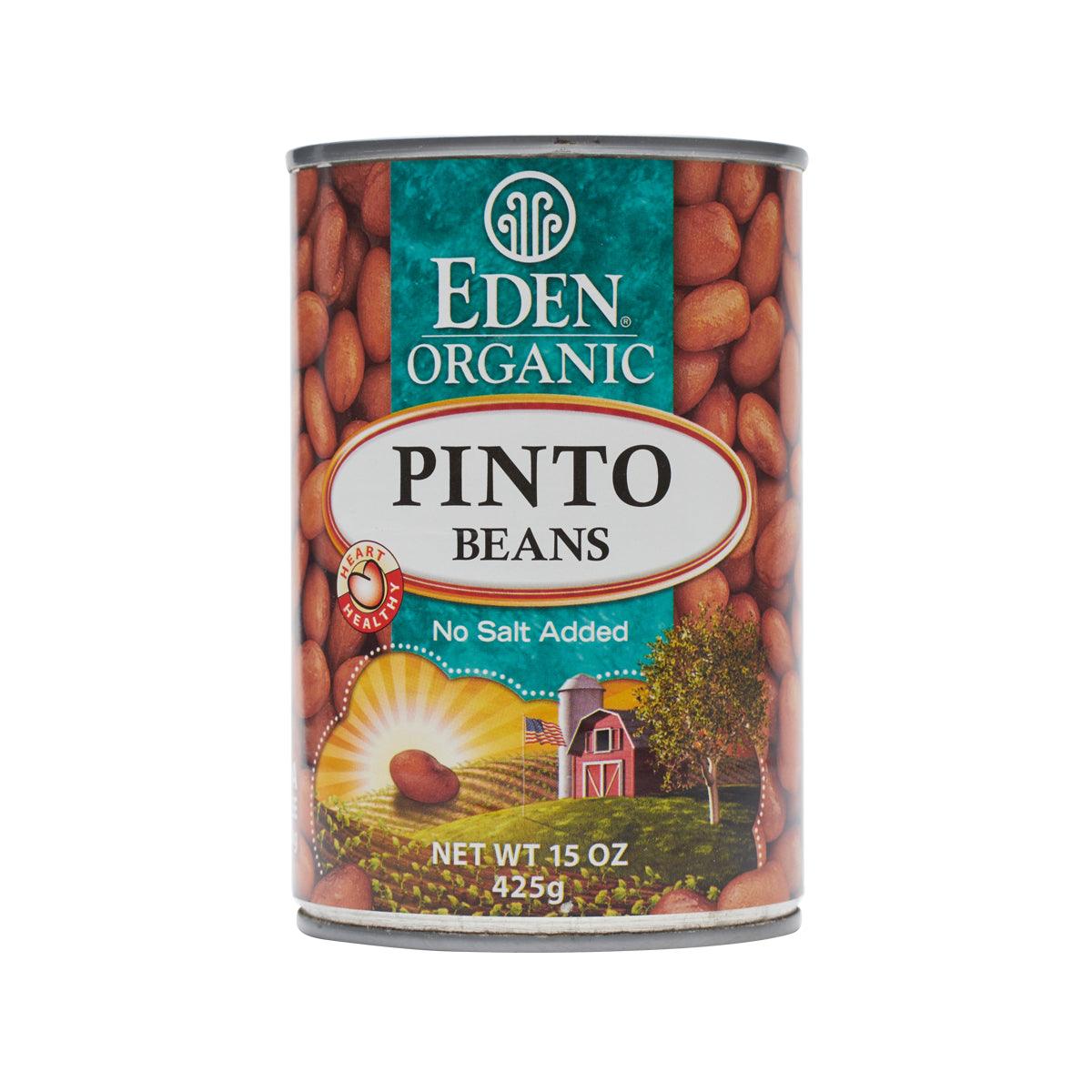 EDEN Organic Pinto Beans can, no salt added, 425g