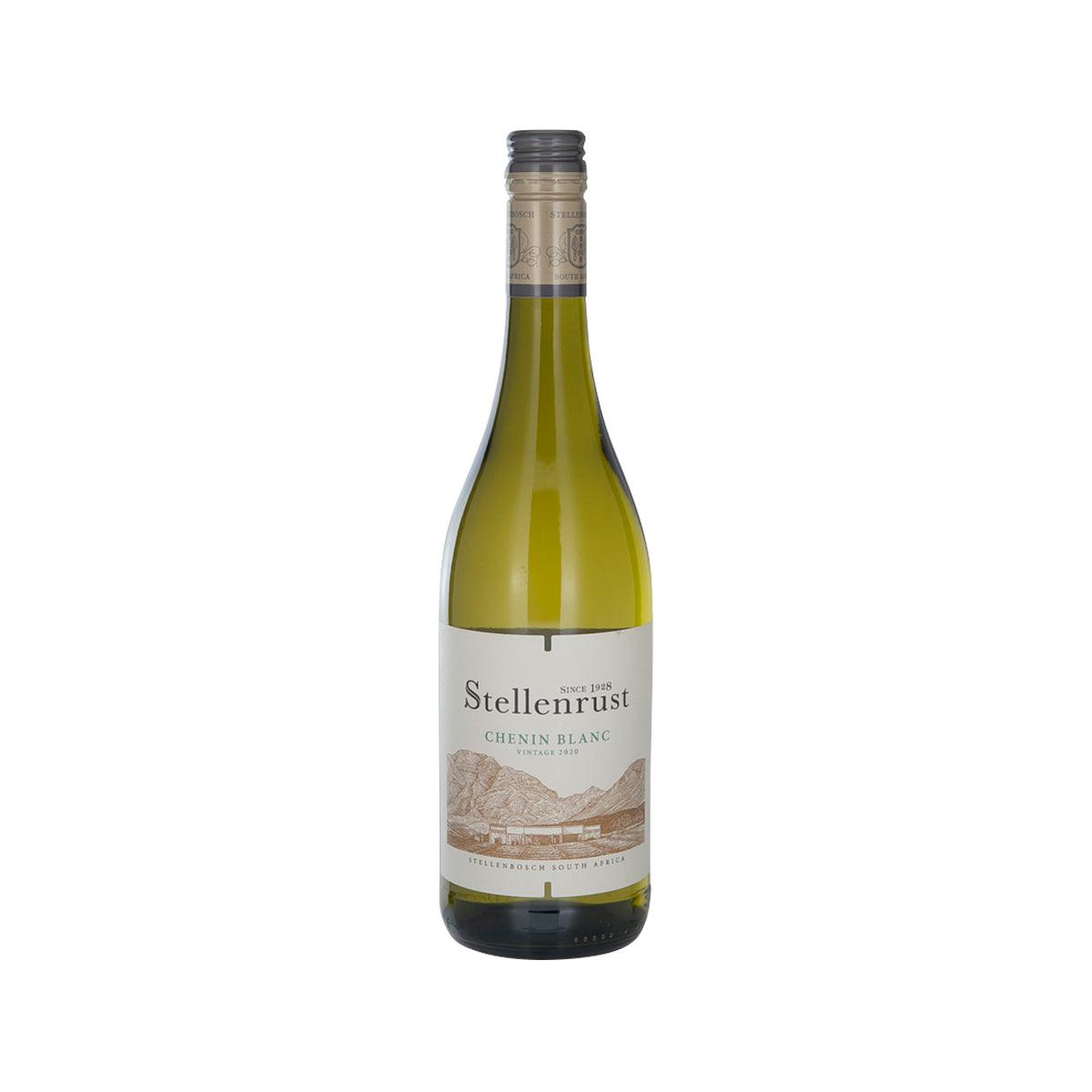 Stellenrust Chenin Blanc white wine bottle, foil-wrapped neck