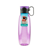 SISTEMA Tritan bottle 650 mL in purple with flip spout and carry loop handle