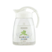 LUSTROWARE 1.3L water pitcher, clear translucent plastic with spout and side handle