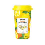 MORIYAMA honey lemonade tea cup, yellow lemon design with leaves and teacup art