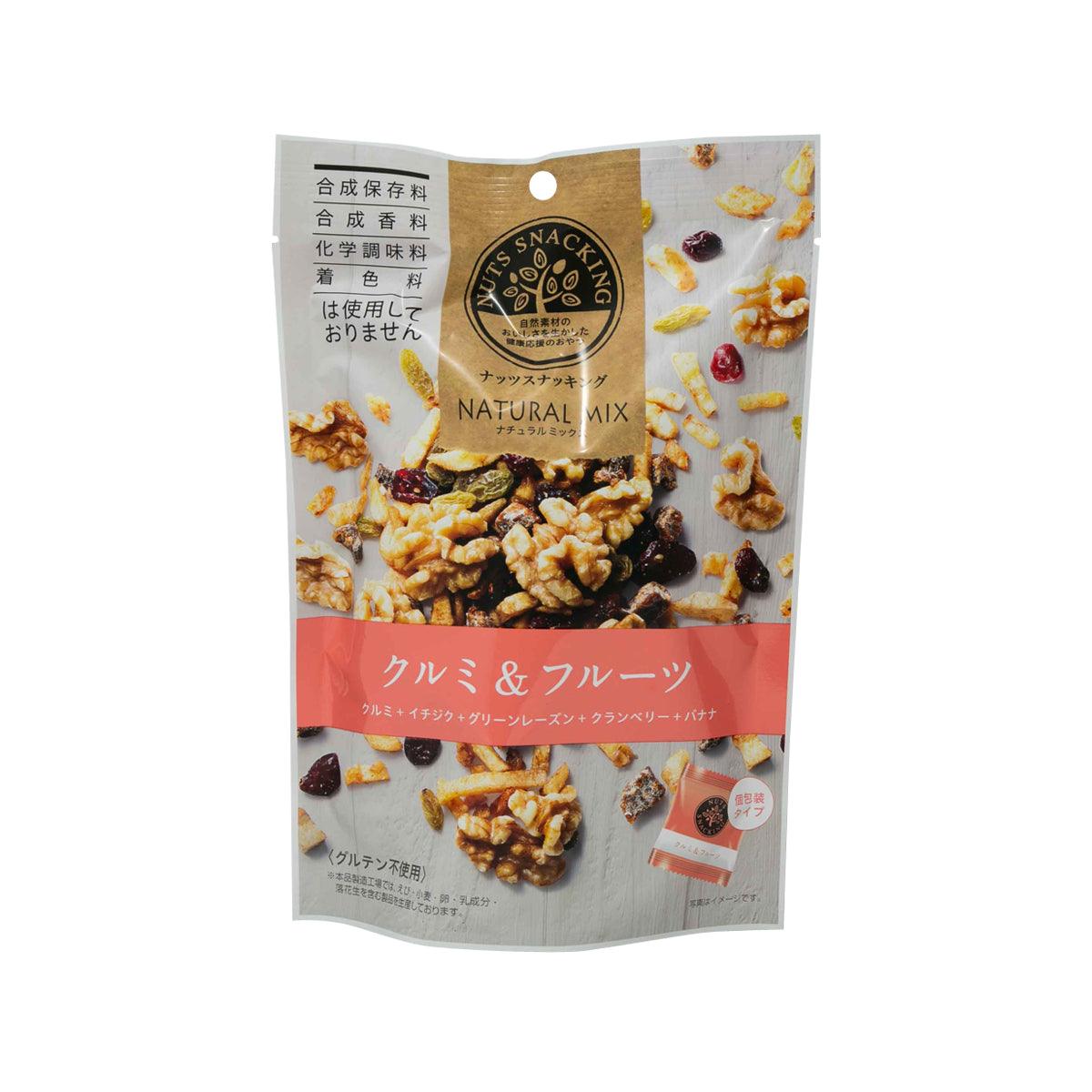Walnut and fruit natural snack nut mix pouch, 87g
