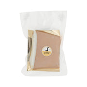 Goose liver mousse with Sauternes in sealed 150g pouch, rectangular terrine with label