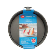 Round 20cm sandwich tin with loose base, nonstick black baking pan