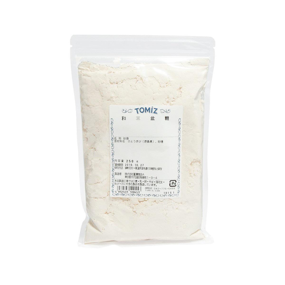 TOMIZAWA Wasanbon fine-grained sugar pouch, off-white powder, 250g