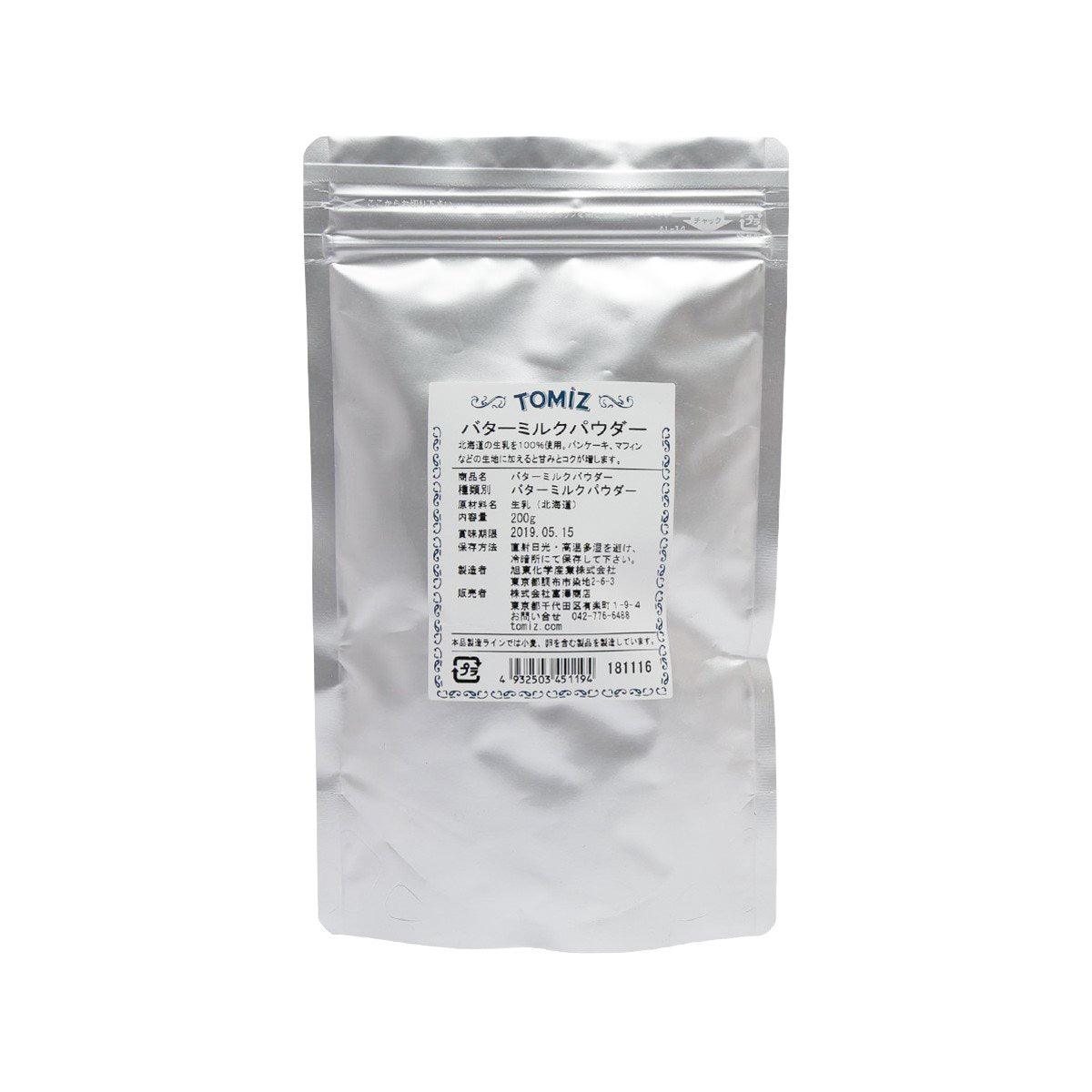 TOMIZAWA buttermilk powder in foil stand-up pouch with front label