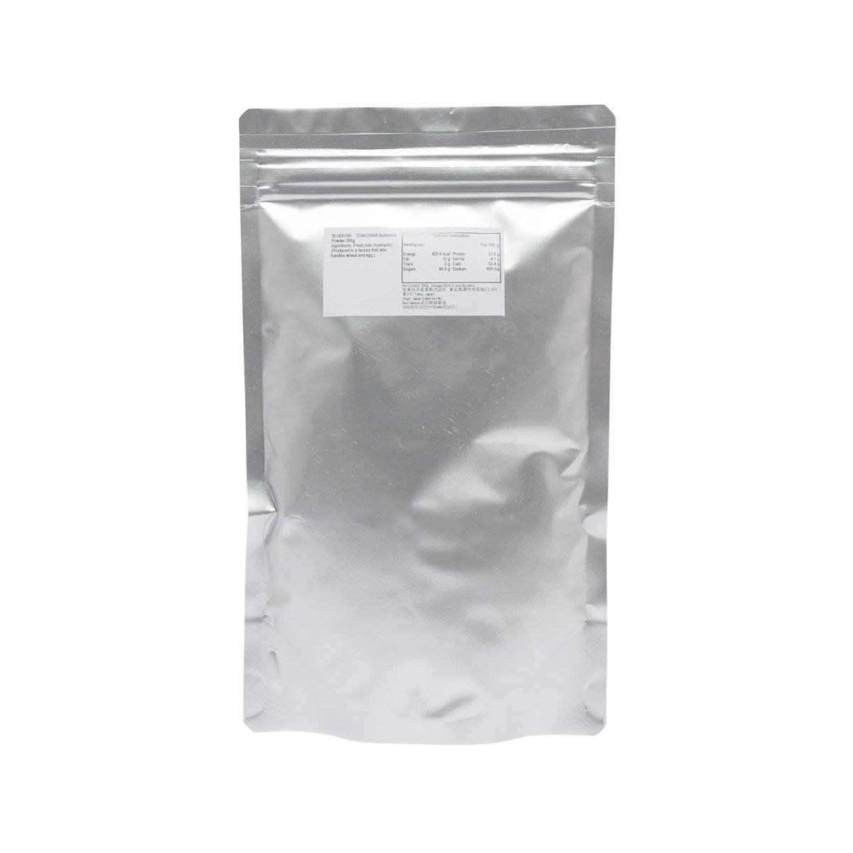 TOMIZAWA buttermilk powder foil stand-up pouch with ingredient panel