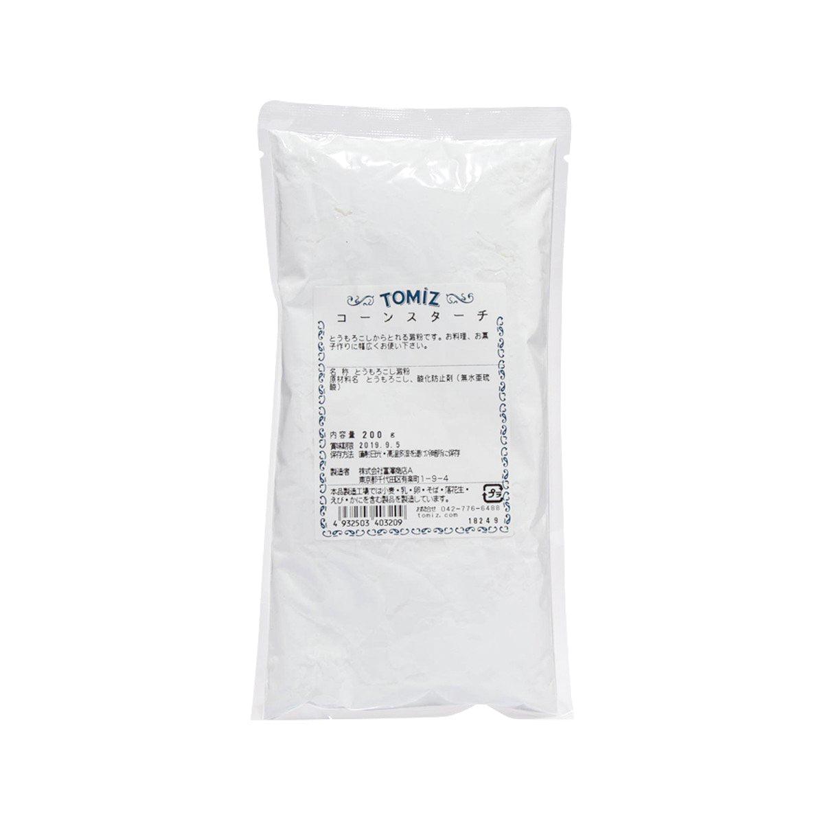 TOMIZAWA corn starch 200 g pouch with front label