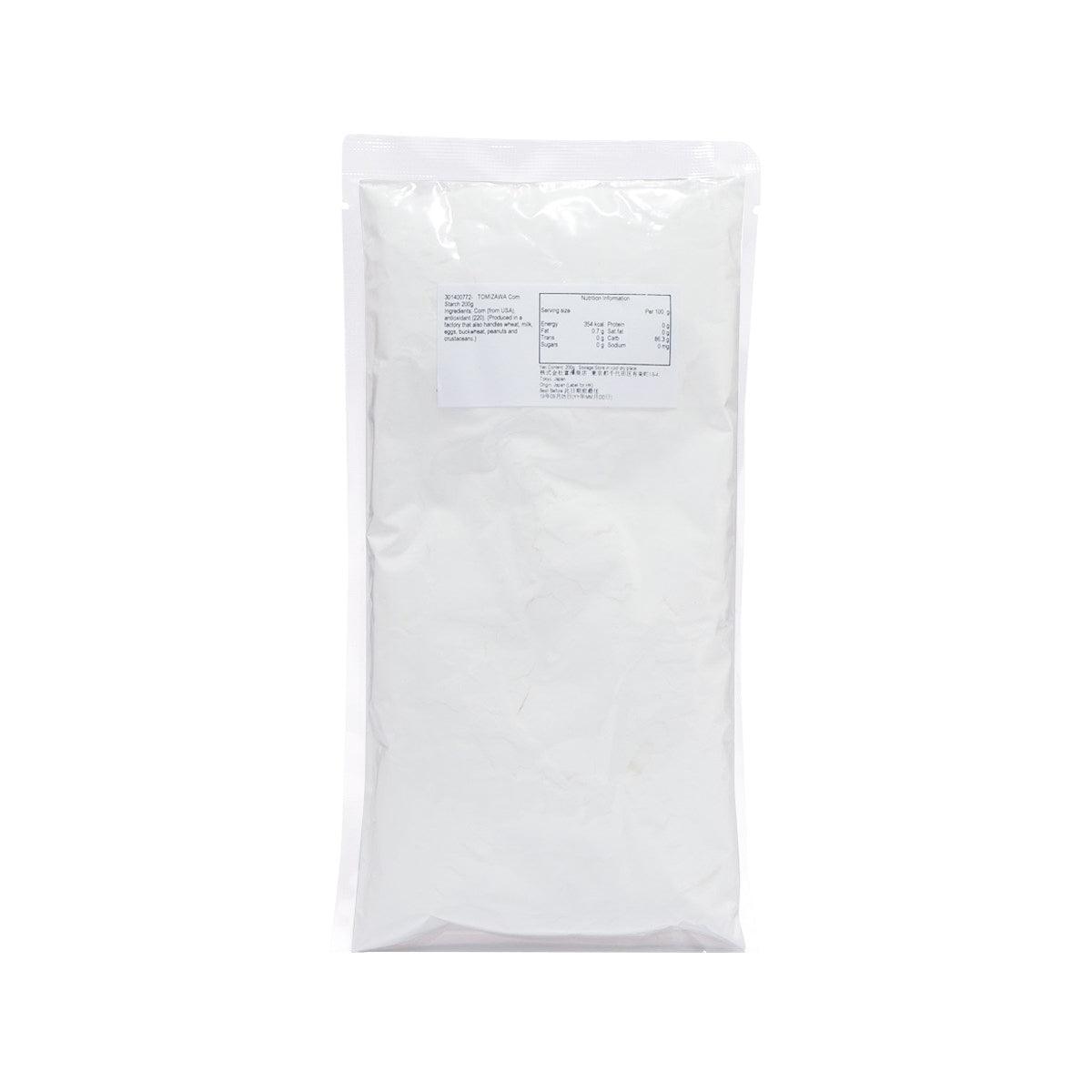 TOMIZAWA corn starch 200 g pouch with back label