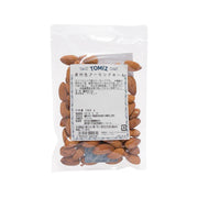 TOMIZAWA raw whole unskinned almonds in resealable bag, 100 g