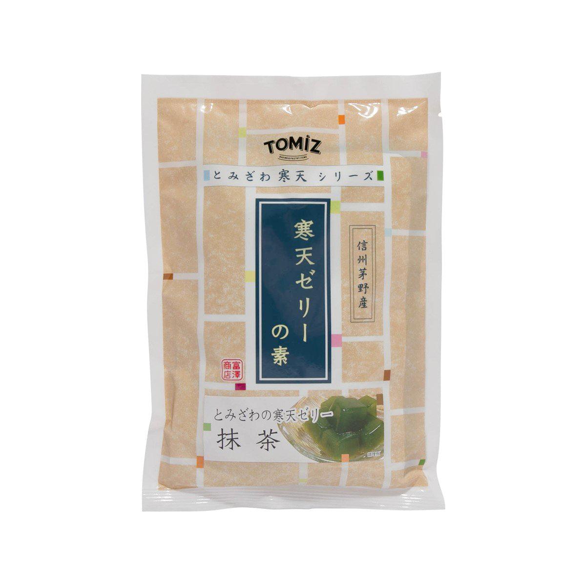 TOMIZAWA matcha green tea agar jelly mix 250g pouch