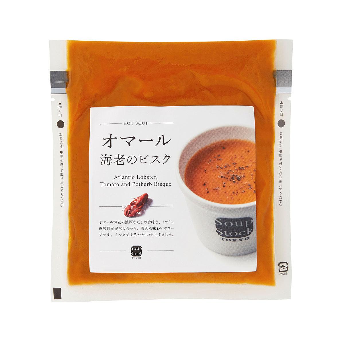 Atlantic lobster tomato potherb bisque soup packet, hot soup, 180g