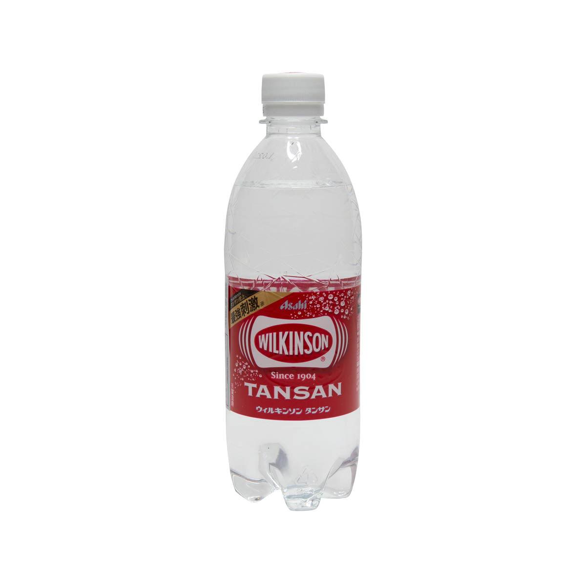 500mL WILKINSON carbonated water TANSAN bottle with red front label