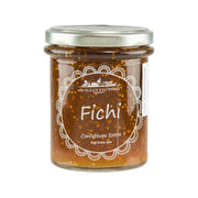 SICILIAN FACTORY fig jam jar with front label, 240g, fig pieces visible