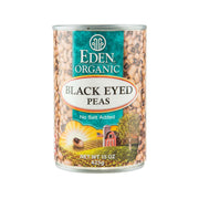 EDEN Organic black eyed peas can, no salt added, 425g.