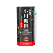 No sugar black coffee instant drink in black and red cylindrical cup package