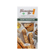 Focaccia sticks box with Taggiasca olives, La Focaccina Bo