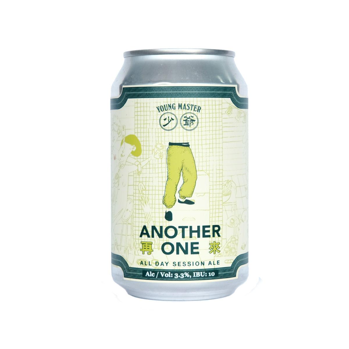 YOUNG MASTER Another One All Day Session Ale beer can, light green label, 330 mL