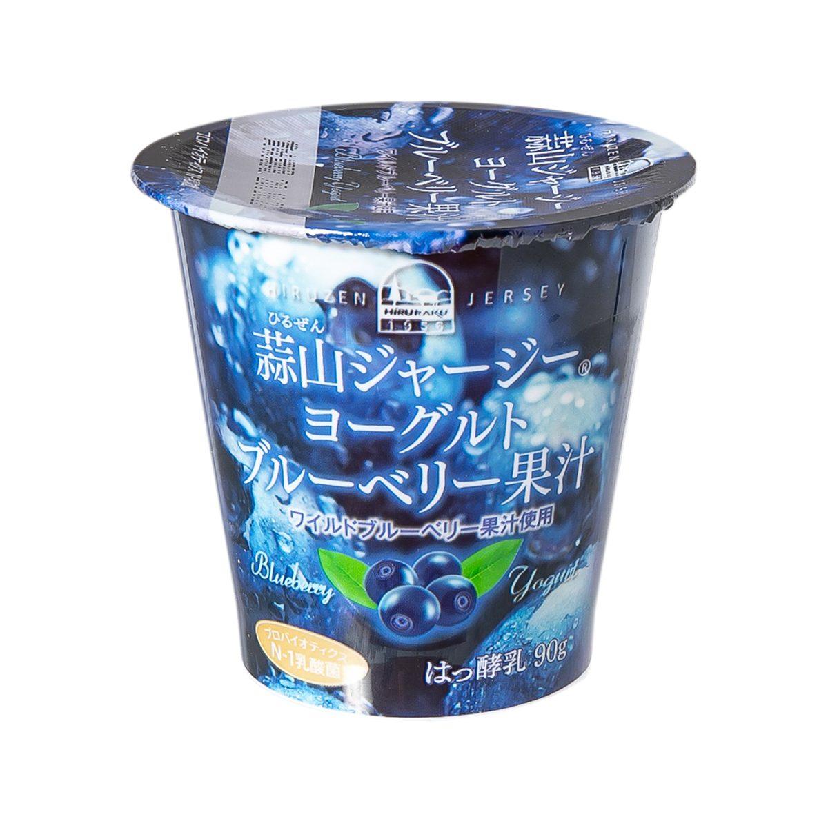 Blueberry yogurt cup, blue-labeled 90g single serve container