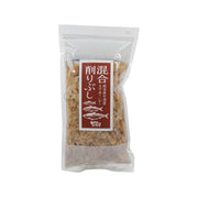 Mixed dried shredded fish in clear plastic pouch, 100g
